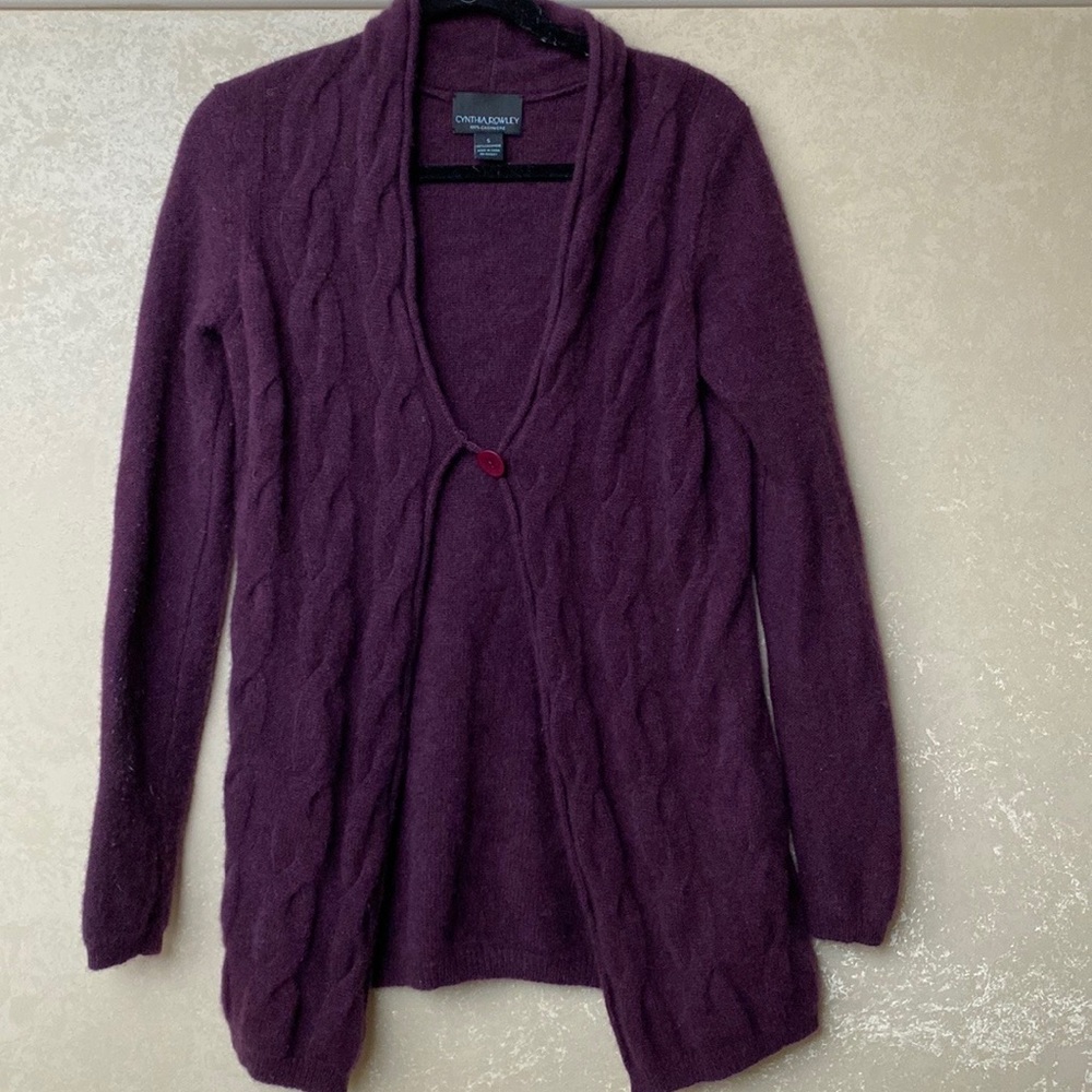 Cynthia Rowley 100% Cashmere Cardigan